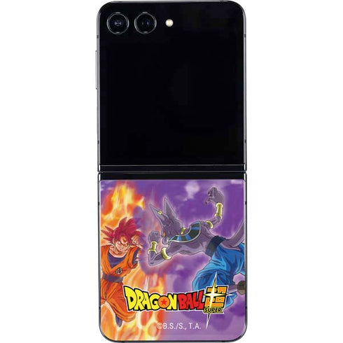 Dragon Ball Super Goku vs Beerus Galaxy Z Flip5 5G Skin
